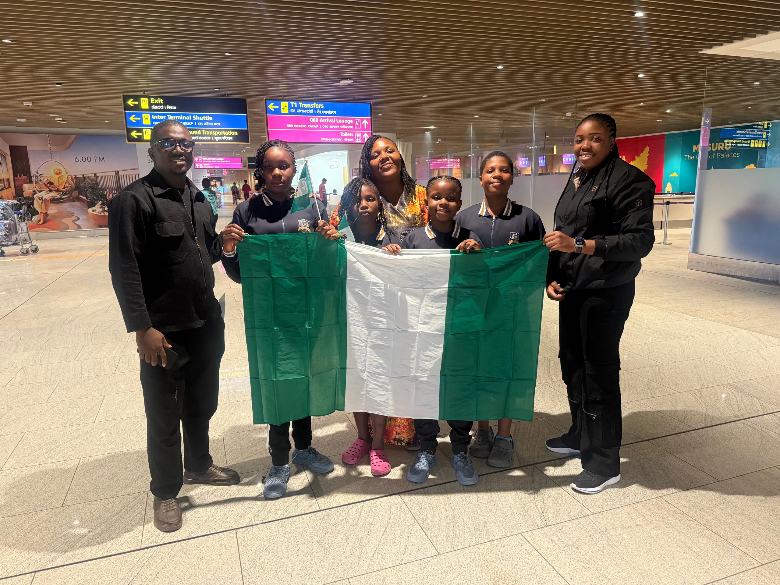 FOUR PORT HARCOURT GIRLS ARE NOW IN INDIA, REPRESENTING NIGERIA AND AFRICA AT GLOBAL TECH SUMMIT