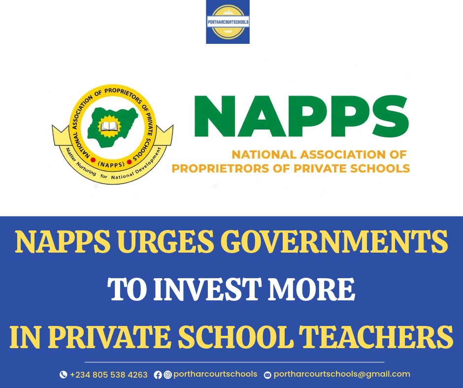 NAPPS Urges Governments to Invest More in Private School Teachers