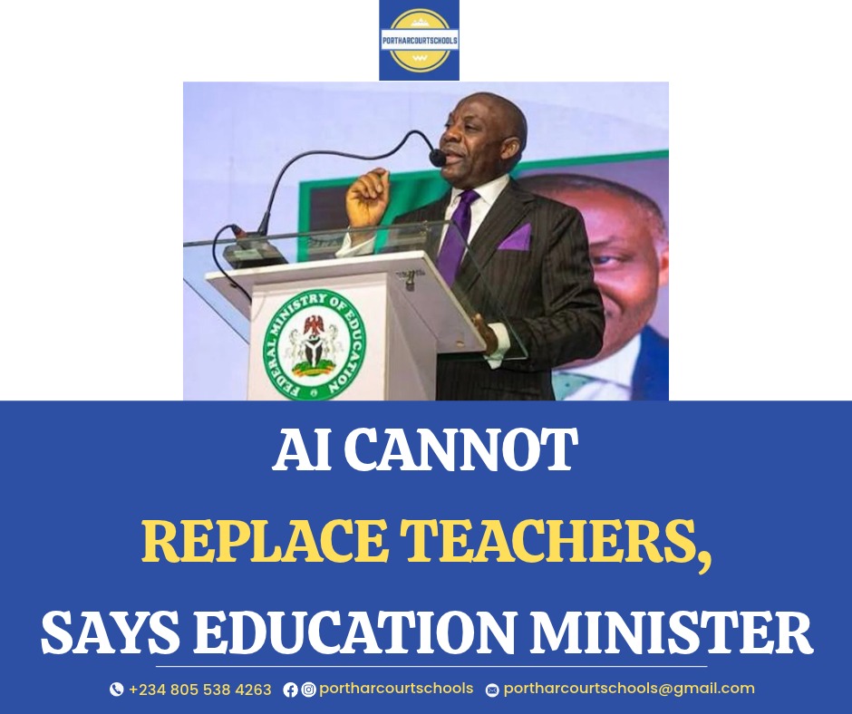 AI Cannot Replace Teachers, Says Education Minister