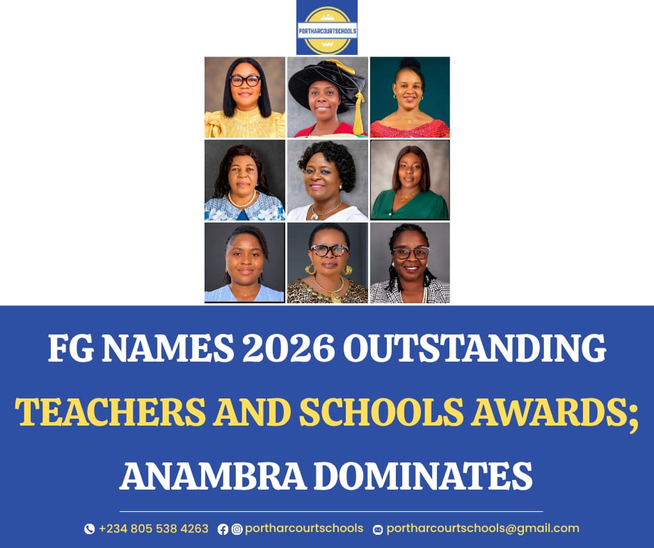FG Names 2026 Outstanding Teachers and Schools; Anambra and Ogun Dominate